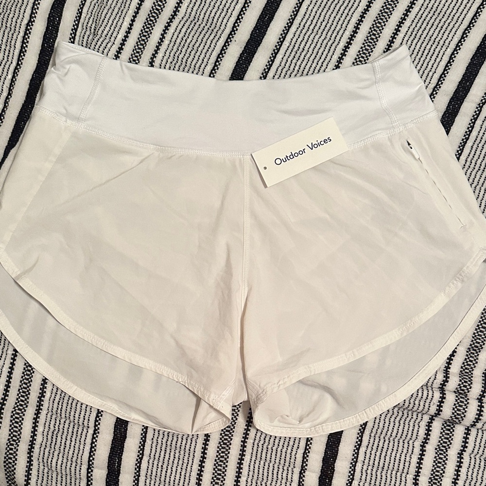 Outdoor Voices Hudson 4 inch Shorts - White